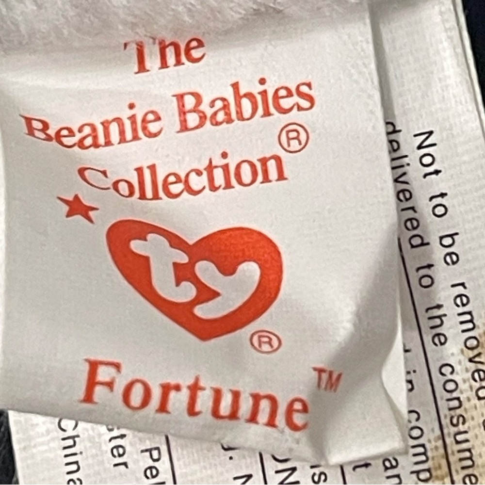 Ty Beanie Baby Phantom Of The Opera Bear Named Fortune 1998! - Picture 5 of 8